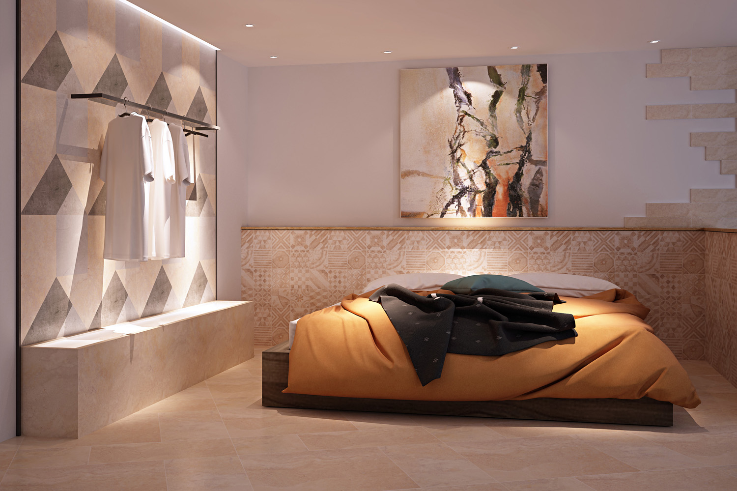 【十大瓷砖品牌装修系列】怎样的卧室设计舒适？
